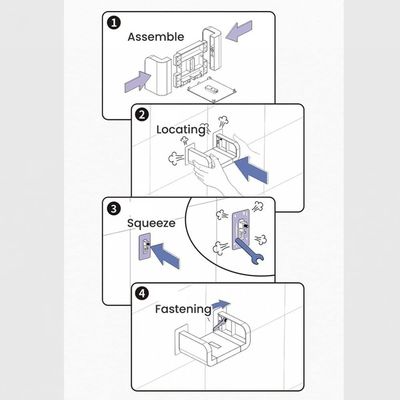 Design de cor e tamanho personalizados Moderno MDF madeira estilo U para projetos de personalização
