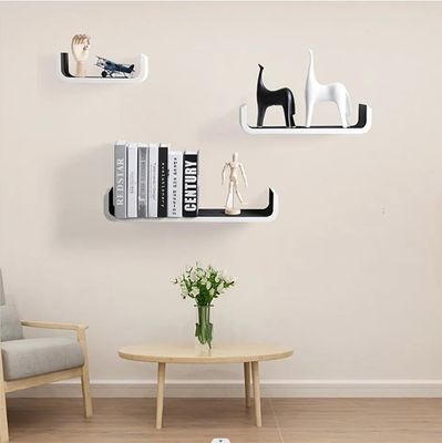 Design de cor e tamanho personalizados Moderno MDF madeira estilo U para projetos de personalização