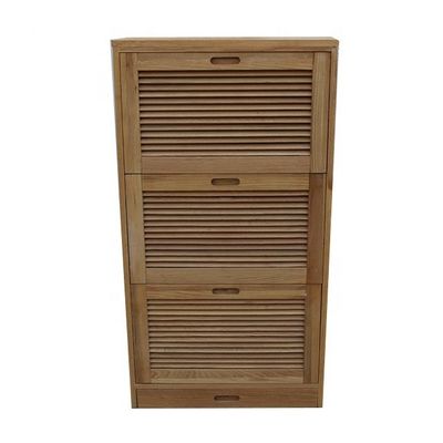 Armário de armazenamento de calçados de madeira A adição perfeita para qualquer mobiliário de sala de estar