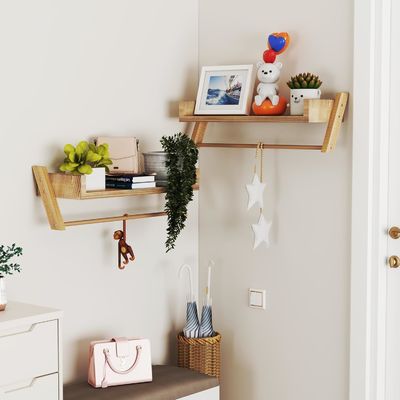 Mobiliário doméstico geral Prateleiras de banheiro sobre banheiro Prateleiras suspensas em forma de U para parede