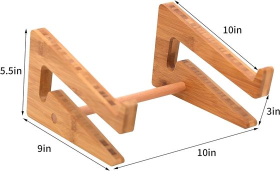 Decoração de prateleira de parede de madeira Descrição Stand de laptop Compatível com qualquer laptop