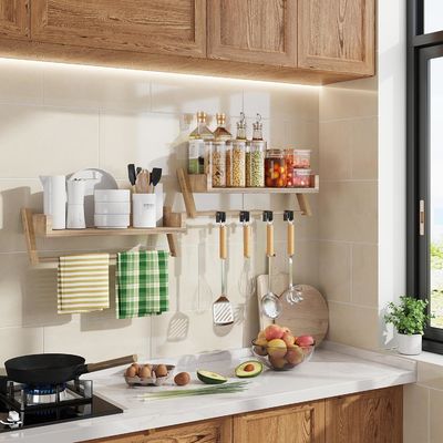 Mobiliário doméstico geral Prateleiras de banheiro sobre banheiro Prateleiras suspensas em forma de U para parede