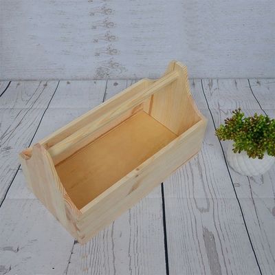 Logotipo personalizado aceitável e impressão laser gravura caixa de ferramentas de madeira para armazenamento de artesanato