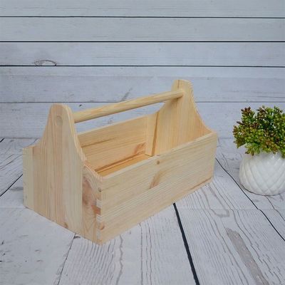 Logotipo personalizado aceitável e impressão laser gravura caixa de ferramentas de madeira para armazenamento de artesanato