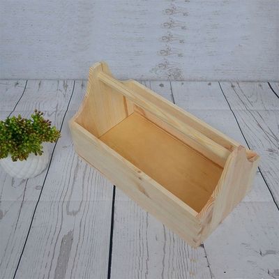 Logotipo personalizado aceitável e impressão laser gravura caixa de ferramentas de madeira para armazenamento de artesanato