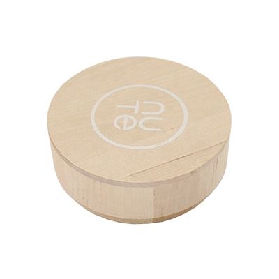 Europa Vitalucks Caixa de cilindro de madeira pequena pintada de madeira de cor simples