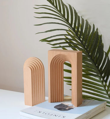 Design Moderno Decoração de Casa de Madeira Personalizada Ilustração Gráfica Decoração de Arte Arco Escultura