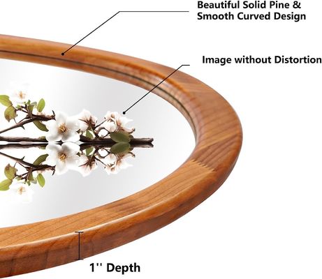 Espelho de parede de dupla camada de alta quantidade para decoração de banheiro no salão de entrada da sala de estar
