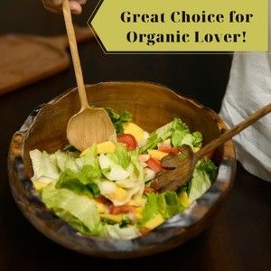 Presentes de negócios 6 peças de salada de madeira colheres e garfos