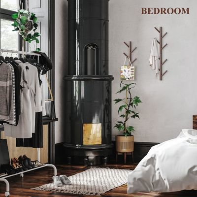 Cadeira de decoração de parede de gancho de madeira para quarto e banheiro atrás de portas/função nas paredes