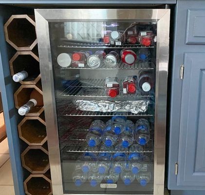 Detentor de vinho de madeira empilhável de alta quantidade para estante de vinho de balcão personalizável