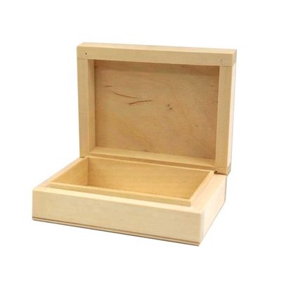 Caso de caixa de madeira para decoupage de design personalizado