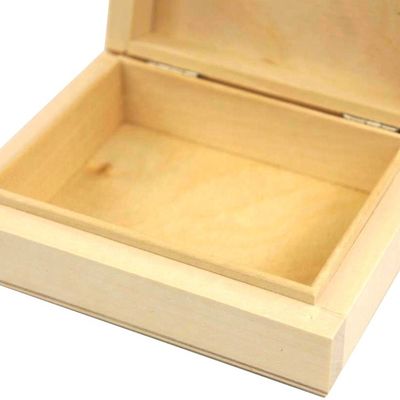 Caso de caixa de madeira para decoupage de design personalizado