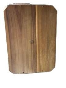 Desenhos personalizados Largo estilo rústico madeira retangular bandeja de servir para mesa de café