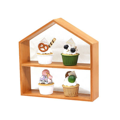 Customização de madeira natural de madeira feita à mão para casamento 8-10 polegadas