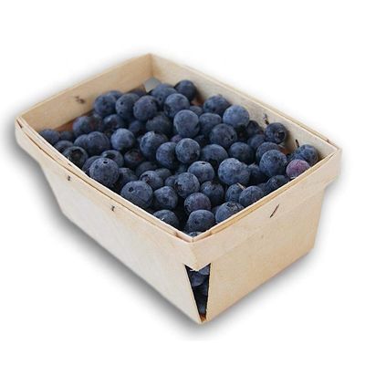 Flor de madeira de bétula ou abóbora Cor 4 x 4 polegadas Pint Frutas Cestas para decoração de festas