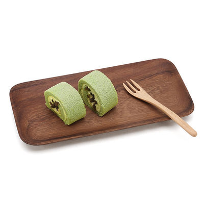 24.8x12.8x2cm bandejas de madeira ecológicas para servir em estilo nórdico personalizado com amostra gratuita