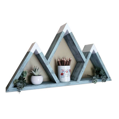 Prateleiras flutuantes de madeira personalizadas 25x14x4 polegadas para prateleira de madeira de montanha feita à mão