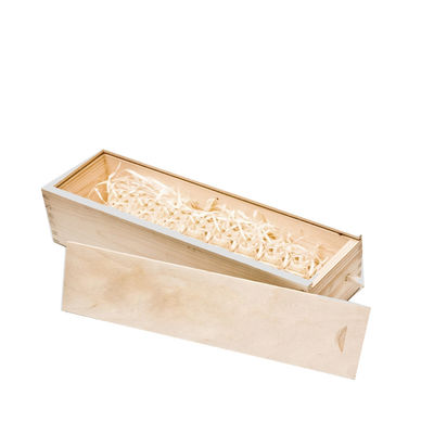 Caixa de vinho de madeira personalizada para embalagem de presentes Madeira sólida Cor simples ou como sua cor Pedido personalizado