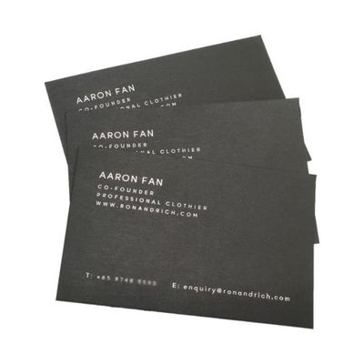 Cartão de felicitação personalizado Cartões postais com logotipo em papel reciclado