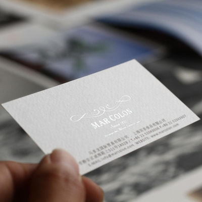 Cartão de felicitação personalizado Cartões postais com logotipo em papel reciclado