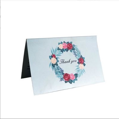 Cartão de felicitação personalizado Cartões postais com logotipo em papel reciclado