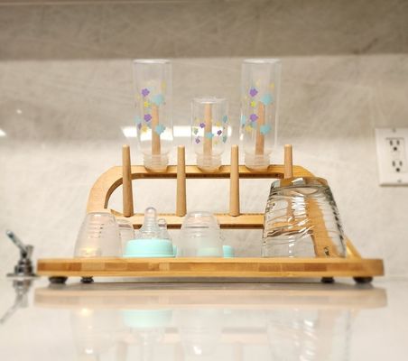 Classificação Embalagem de frasco de bambu para bebés