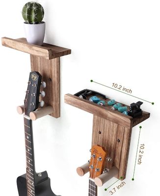 Estante de guitarra de montagem de parede personalizada para decoração de casa