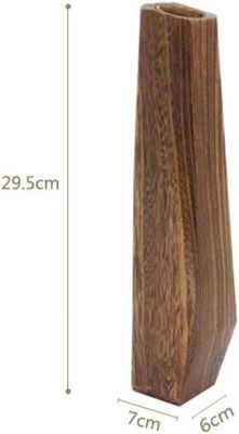 Características regionais Exposição de vasos de madeira para plantas de flores falsas