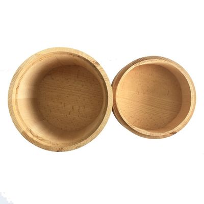 Promoção Logotipo personalizado aceitável natural Beech Pine Oke Barrel Madeira para doces