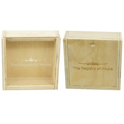 Caixa de lembranças de corte a laser TIMBER Encomenda personalizada aceita para presentes de casamento e batismo