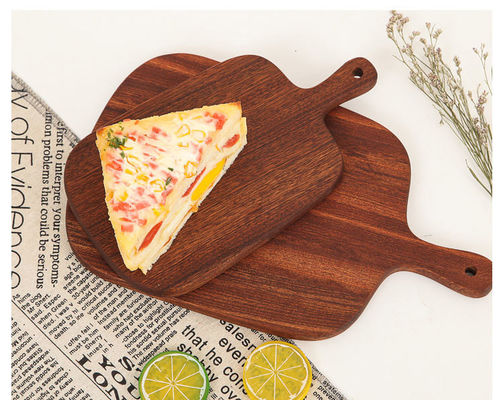 Logotipo reciclado de marca Acacia Aperador de madeira de três propósitos Trio de tabuleiro de corte