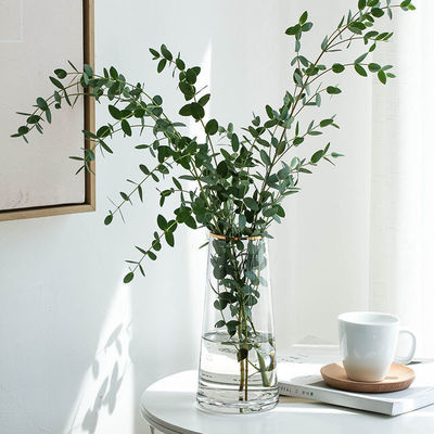 Vaso de flores de luxo decorativo estilo de design moderno para arranjos de casamento de piso alto