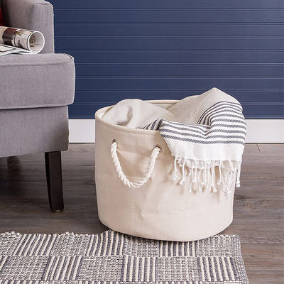 Cesto de armazenamento multifuncional para uso doméstico para revistas, brinquedos para animais de estimação e roupa
