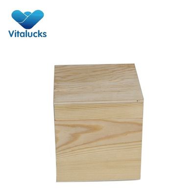 Caixa de presente de madeira feita de madeira maciça para benefícios ambientais