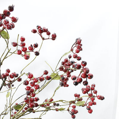 Manteigas de bagas de Natal Plantas artificiais Bagas vermelhas e azuis para todos os festivais ocasião