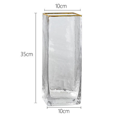 Vãs de cristal de vidro retangulares em grande quantidade - Uma necessidade moderna para casamentos e outros eventos