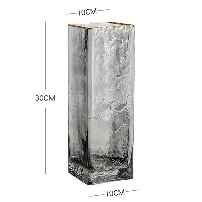 Vãs de cristal de vidro retangulares em grande quantidade - Uma necessidade moderna para casamentos e outros eventos