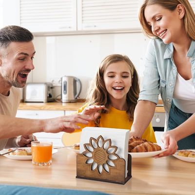 Tela de girassol para mesa de cozinha na sala de estar