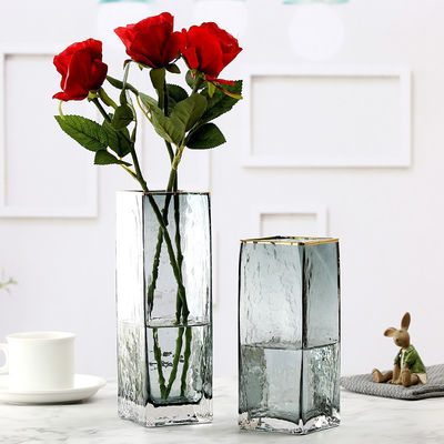 Vaso de mesa de vidro de todas as estações em decoração residencial a granel com Phnom Penh alto vidro moderno