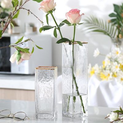 Vaso de mesa de vidro de todas as estações em decoração residencial a granel com Phnom Penh alto vidro moderno