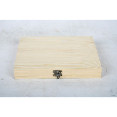 Caixa de charutos de madeira não acabada para embalagens e impressões ecológicas