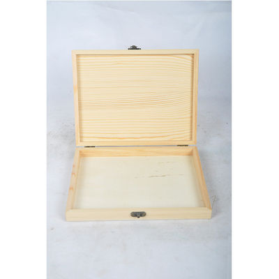 Caixa de charutos de madeira não acabada para embalagens e impressões ecológicas