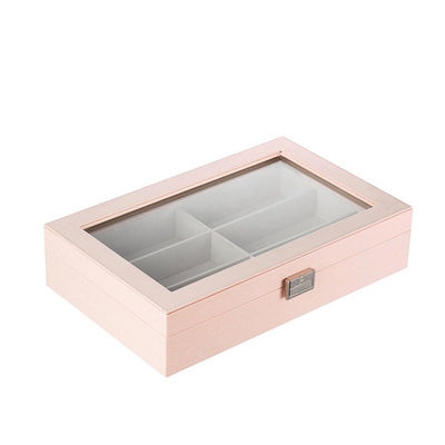 Caixas de armazenamento de presentes de gravata de madeira não acabadas Logotipo personalizado Aceitável e cobrança de amostra gratuita