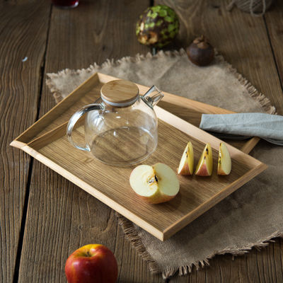 Concisão de estilo bandejas de madeira para servir alimentos desenhos personalizados ideais para alimentos e bebidas