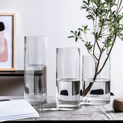 Minimalista 60cm alto vasos de vidro A combinação perfeita de estilo e função
