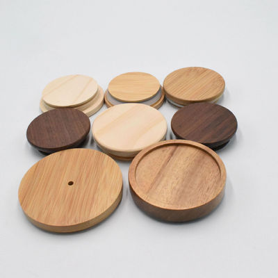 Acacia Beech Walnut Pine Bambu Carvalho de Borboleta Cereza MDF Sólido Cortiça Candela Cúpulas de Madeira