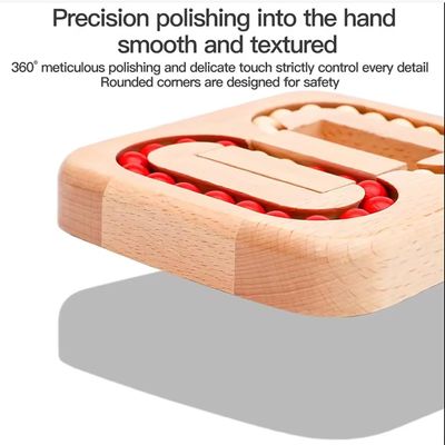 Unisex 202405 Madeira Tile Brain Labirinto Jogo para Idosos Idosos Adultos Fácil Jogos de Puzzle para Alzheimer