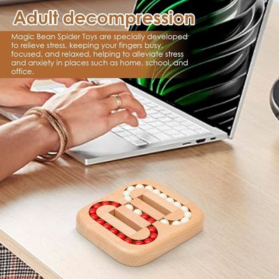 Unisex 202405 Madeira Tile Brain Labirinto Jogo para Idosos Idosos Adultos Fácil Jogos de Puzzle para Alzheimer