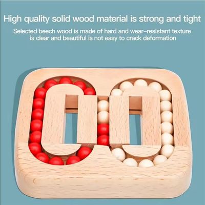 Unisex 202405 Madeira Tile Brain Labirinto Jogo para Idosos Idosos Adultos Fácil Jogos de Puzzle para Alzheimer